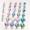 K9 Forma de Coração Vidro Coração de Pêssego Fundo Pontiagudo Nail Art Strass Strass de Cristal Capa de Celular Strass Transfronteiriço