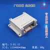 Plástico ABS Caja de Control Industrial PLC Carcasa Riel Guía Carcasa de Instrumentos Caja de Control 3-01 Longitud 115 Ancho 9