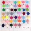 Al por Mayor en Stock Bolas de Pelo de Alta Elasticidad Niños Hechas a Mano DIY Bolas de Pelo Coloridas Pequeños Accesorios para Ropa Paquete de Materiales Decoraciones