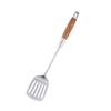 Juego de pala y cuchara anti-quemaduras de palisandro acero inoxidable 304 utensilios de cocina mango largo cuchara para sopa pala para pescado frito verduras frita ventas directas de fábrica