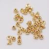 Chapado en oro ligero de 14K oro real de 18K color dorado hebilla de posicionamiento de retención de color cierre de pulsera hecho a mano diy hebilla de posicionamiento hebilla