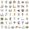 50 Adesivos Graffiti Aquarela Sonho de Primavera para Copo d'Água Celular Computador Adesivos Decorativos à Prova d'Água Adesivos DIY Atacado