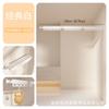Varão de cortina de chuveiro invisível dobrável, haste telescópica de banheiro sem impacto, divisória de banheiro, separação de haste de cortina à prova d'água
