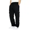 Estación Independiente de eBay Pantalones Deportivos Casuales Versátiles para Hombre Europeos y Americanos Primavera y Otoño Streetwear Pantalones Cargo Rectos Multibolsillos para Hombre de Moda