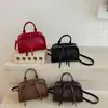 Bolso Boston Temperamento Retro Estilo Coreano para Mujer Otoño Estilo Minimalista Versátil Uso Diario Bolso de Hombro Cruzado