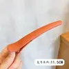 Pinza de pico de pato para maquillaje de moda estilo coreano, básico y simple, alto valor estético, pinza lateral, no deja marca, nuevo modelo 2026, pinza para el cabello elegante