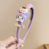 Diadema Infantil para Niña Dibujos Animados Kulomi Cabello Despeinado Adorno para el Cabello Parte Superior del Cráneo Alto Niña Bucle en la Cabeza con Diente Diadema Antideslizante