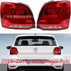 Adequado para lanternas traseiras de Volkswagen Polo, luzes de freio de abacaxi, luzes de neblina, anéis de luz modelos 2014~2018 sem lâmpadas