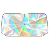 Parasol para parabrisas delantero de coche, protección solar para coche, aislamiento térmico, parasol retráctil láser, parasol para ventana