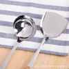 Espátula com Cabo de Madeira, Panela de Arroz, Utensílios de Cozinha, Panela, Espátula, Colher de Sopa, Utensílios Domésticos para Cozinhar, Conjunto de Espátula e Colher, Resistência a Altas Temperaturas