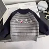 Suéter infantil con forro polar, ropa interior para bebé, suéter de punto con polar añadido y engrosamiento, suéter de invierno para niños, prenda base para lactantes