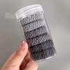 Grueso engrosado de alta elasticidad anillo de toalla enlatado anillo para el cabello de color sin costuras coleta alta cuerda redonda para la cabeza para mujer