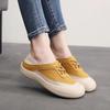 Sapatos Casuais de Tecido Old Beijing para Mulheres, Processados e Personalizados, Novos para o Verão, Versáteis, com Sola Grossa, Confortáveis, de Calçar Fácil, Respiráveis e Modernos