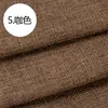 Tecido para Sofá de Algodão Linho Linho Cor Sólida Engrossada Pano Grosso Velho Toalha de Mesa Venda de Estoque de Linho Tecido para Fronha DIY
