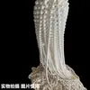 Cadena de Perlas para Escenario de Boda Decoración de Boda con Perlas Artificiales Floristería Hilo de Algodón Cadena Colgante de Cuentas Cadena de Cuentas al por Mayor