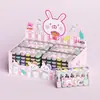 Conjunto de Iluminador Macaron Estilo Garra de Gato para Meninas Mini 6 Cores Cor Clara Cor de Estudante Marcador