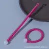 Hilo de Algodón Retorcido a Mano de Color Sólido Lazo de Nudo Vajra Estilo Étnico Hebilla Colgante Cordón Llavero Tejido a Mano Accesorio