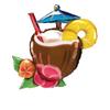 Novo Balão Havaiano de Praia Transfronteiriço Decoração Árvore de Coco Folha de Coco Tropical Flamingo Balão de Filme de Alumínio
