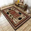Tapete Retro Estilo Country Americano Amazon Imitação de Caxemira Tapete Lavado Decoração de Sala de Estar Tapete Grande em Estoque para Dropshipping