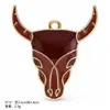Chapéu de Cowboy Ocidental Europeu DIY Esmalte Gotejante Ornamento Acessórios Pingente Único Bota de Cowboy Charme Estilo Pequeno Perfume Pingente de Colar