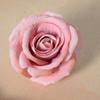 Rosa artificial cabeza de flor de rosa con tacto de franela grande diseño de pared de flores para camino de boda San Valentín flor artificial DIY