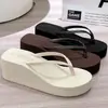 Nuevas Chanclas de Tacón Alto 2026 para Mujer, Sandalias Antideslizantes de Verano para Viajes al Aire Libre y Playa para Niñas