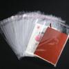 Bolsa autoadhesiva de plástico opp transparente para embalaje de papelería, libros de texto, cosméticos, bolsas de regalo, venta al por mayor