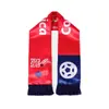 Bufanda para Aficionados de Selección Estampado Digital Bufanda de Fútbol Poliéster Tejido Satén Bufanda para Aficionados Borla Personalización