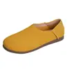 Zapatos Birkenstock Cómodos Retro Slip-on 2026 Nuevos Versátiles de Corte Bajo Color Sólido Punta Redonda Planos Zapatos Individuales Zapatos para Persona Perezosa
