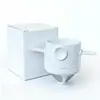 Embudo de Café Angelito Dispositivo Acompañante para Café Preparado a Mano Filtro de Oreja Colgante Tipo Goteo Plegable Portátil con Portavasos Filtro