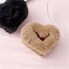Outono e inverno pelúcia médio agarrando clipe ar-textura cabelo agarrando maillard volta cabeça bobina cabelo tubarão clipe