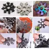 Llave Multifuncional de Copo de Nieve 18 en 1 Llave Hexagonal Multiusos Herramienta Portátil para Exteriores Llave Multifuncional Colorida