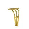 Patas de Mueble con Bola de Acero Soporte de Tres Puntas, Patas de Cama Decorativas de Bola Redonda de Hierro Forjado, Patas de Mesa de Café de Lujo Ligero, Patas de Soporte para Muebles