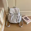 Mochila de tela ligera y versátil transfronteriza para mujer, nueva de otoño 2026, informal, de gran capacidad, mochila de viaje, bolsa escolar