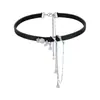 Colar Gola Choker Personalizado Ktv Hot Girl Espinho Rosa Design de Nicho Colar Gola Corrente para Clavícula Feminina