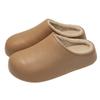 Pantuflas de Algodón Impermeables para Mujer en Otoño e Invierno Nuevo Estilo para Parejas para Usar en Casa y Afuera Suela Gruesa Antideslizante Eva Forradas de Felpa para Mantener el Calor Birkenstock Hombre