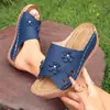 Sandálias Casuais Confortáveis de Florais Slip-on Femininas Plus Size Novo Estilo Transfronteiriço Europeu e Americano Atacado Plus Size