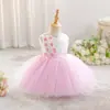 Vestido de verano para niña, nueva colección 2026, vestido de cumpleaños para niña de un año, vestido de fiesta estilo princesa