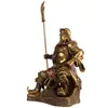 Yang Tongji Fabricante Mayorista Artículos de Cobre Mayorista Estatua de Cobre de Guan Gong - el Poderoso Conquistador del Mundo - Artesanía para Ceremonia de Apertura Regalo