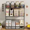 Estante de Almacenamiento para Escritorio de Snacks Sala de Estar Mesa de Comedor Encimera Estante de Almacenamiento en Capas Aparador Organizador de Mesa para Encimera Portavasos