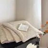 Manta de algodón tejida con patrón de nubes de grado A para otoño e invierno, adecuada para camas individuales o dobles, lavable a máquina, suave y cómoda para dormir, engrosada para abrigar, e ideal para primavera, otoño e invierno