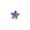 Aretes de Acero Inoxidable Estrella de Cinco Puntas Zirconia 5A, Piercings para Labio, Aretes para Cartílago Auricular Garra de Estrella, Acero de Titanio, Joyería Personalizada para Piercing, Cabezales de Repuesto