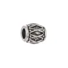Accesorios transfronterizos DIY de aleación de plata de Xizang tubo recto joyería de plata antigua cuenta espaciadora hebilla de collar hebilla de pulsera hebilla de trenza sucia