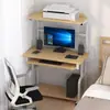 Escritorio de Computadora Escritorio Simple Mesa Pequeña Puede Soportar Host Impresora Mesa Integrada Hogar Dormitorio Apartamento Pequeño Escritorio de Escritura