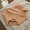Nuevas Panties de Moda para Ceñir la Cintura con Dobladillo, Ropa Interior de Color Sólido de Cintura Media para Control de Abdomen, Suaves, Cómodas, Sencillas, Personalizadas, Ligeras para Mujer