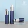 Tapa Plateada 15ml 30ml 50ml Cosméticos y Productos para el Cuidado de la Piel Frasco de Vacío Reenvasado Loción Tónico Empaque Botella de Plástico