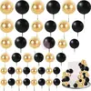 Bolas Decorativas para Pastel de Navidad de Venta Caliente, Bolas de Espuma con Purpurina de Colores Mixtos, Decoraciones para Mesa de Postres de Fiesta de Cumpleaños