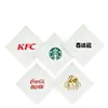 Toalhas de Papel Personalizadas com Logo Imprimível Guardanapos, Guardanapos Quadrados Impressos Comerciais para Buffets, Cafeterias e Restaurantes, Quadrados para Levar