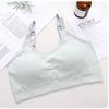 Nuevo Estilo Oso Envoltura de Pecho con Hilo con Almohadilla para el Pecho Sin Aro de Acero Antiancho Pecho Sin Costuras para Dormir Deportes Yoga Sujetador Ropa Interior para Mujer