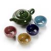 Juego de Té Kung Fu de Cerámica al Por Mayor Regalo Negocio Acompañante Regalo de Retorno Juego de Una Tetera 4 Tazas Juego en Caja de Regalo Logotipo